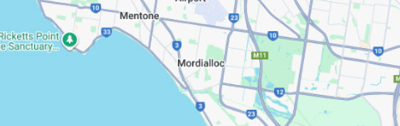 Areas We Serve Around Mordialloc
